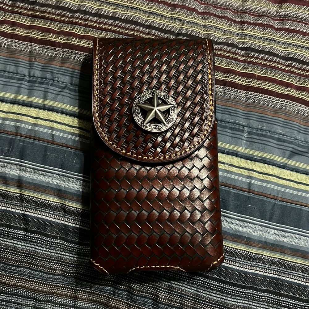 NWT Montana West leather belt loop phone holster